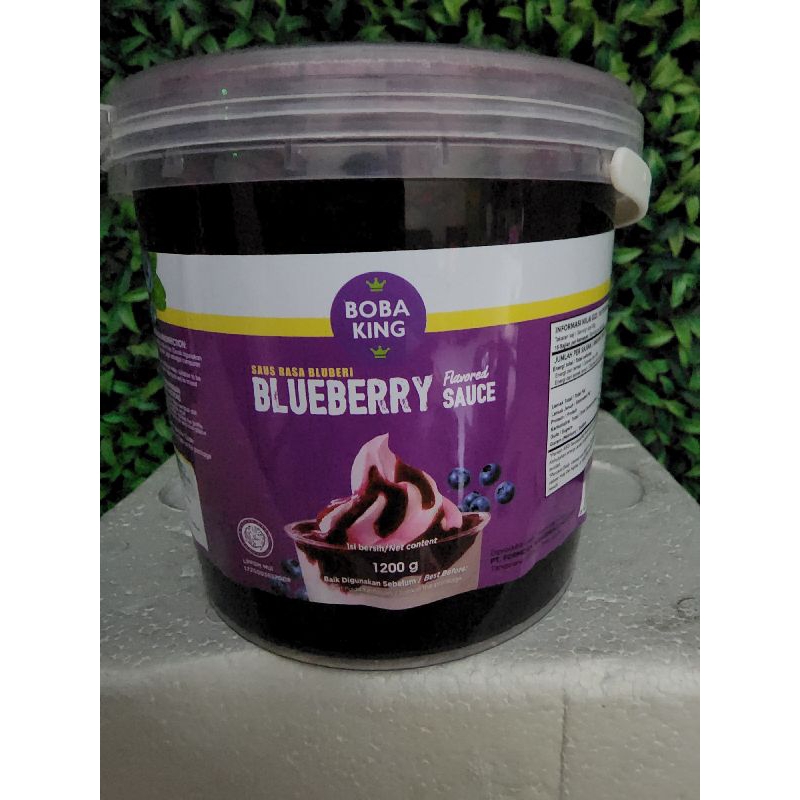

Blueberry Jam Boba King 1,2L/ selai rasa blueberry merk Boba King