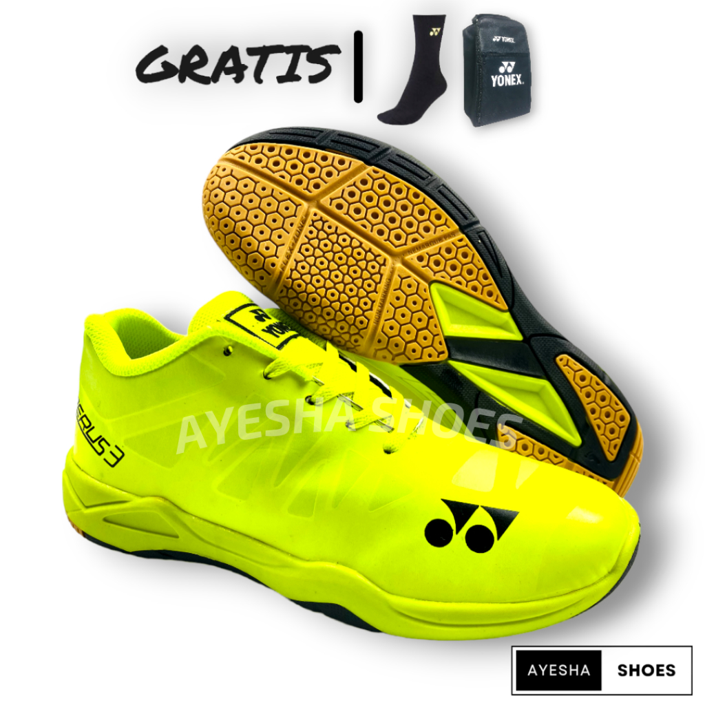 Sepatu Badminton Y0nex Aerus 3 Karet Pria Terlaris Sepatu Bulutangkis Y0nex Aerus 3 Pria Karet Murah