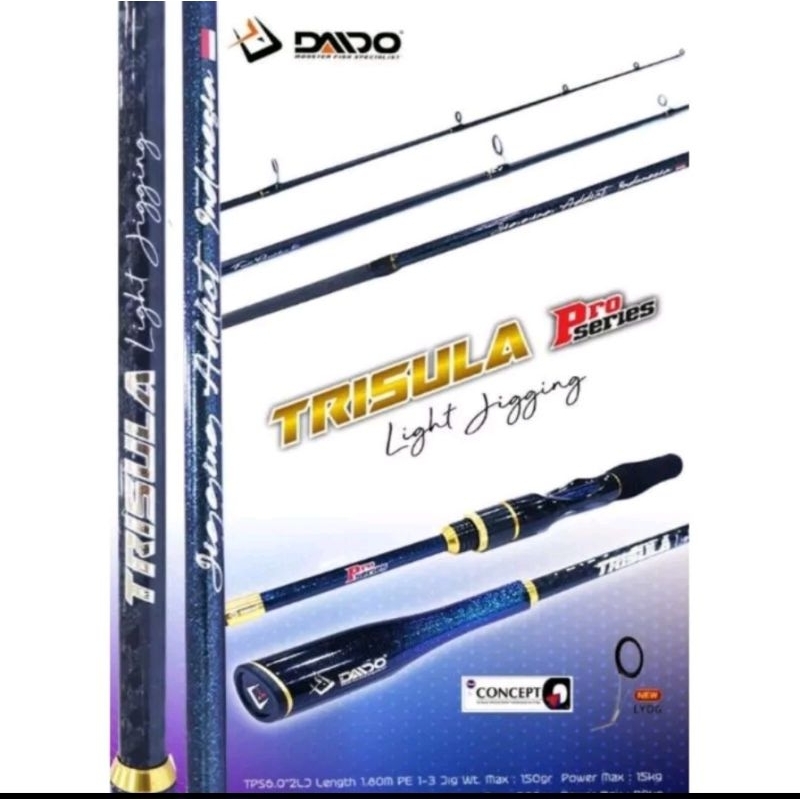 JORAN JIGGING  DAIDO TRISULA LIGHT JIGGING PRO SERIES PE 1-3 & 2-4