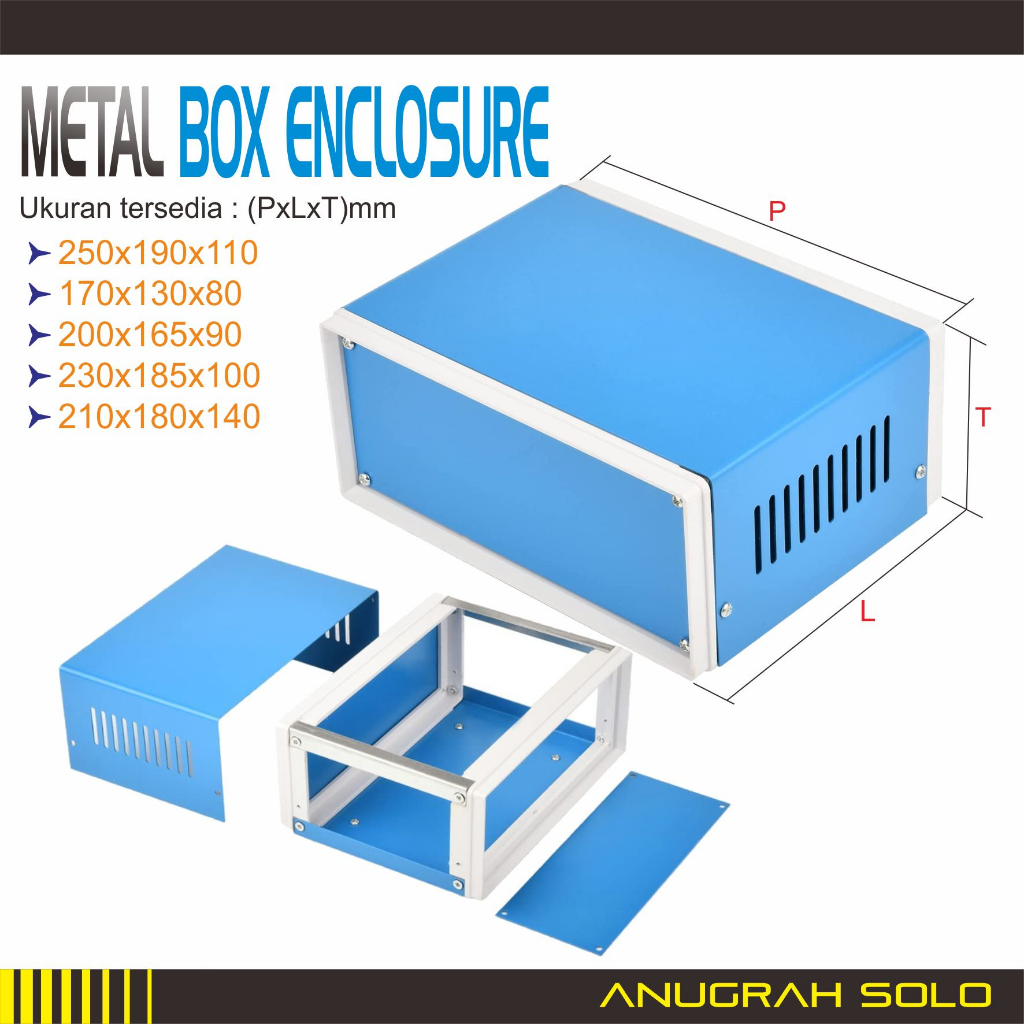 Box Metal Case Junction Box Instrument Electronic Project Box Ampli