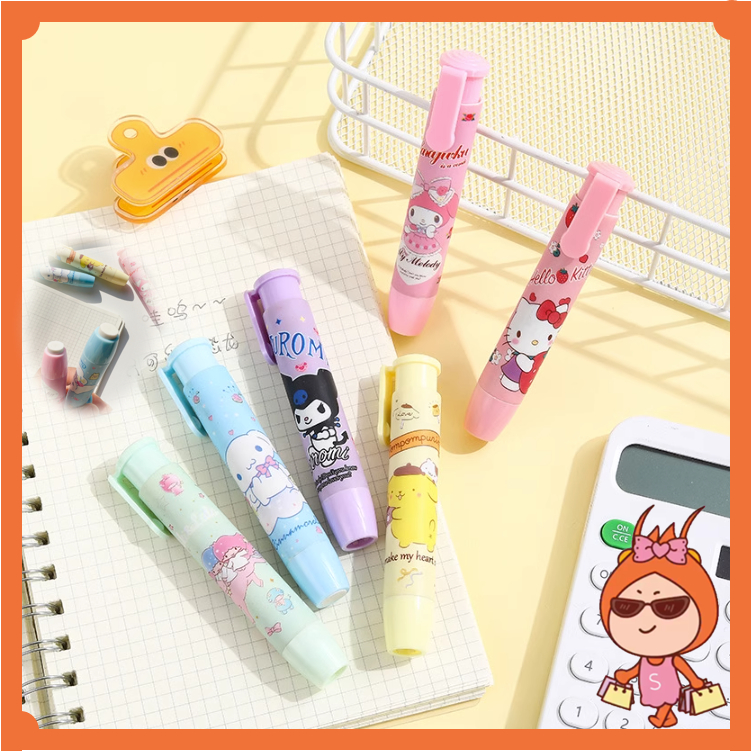 

Reseller Welcome - S5828 Penghapus Pensil Mekanik Motif Karakter Lucu Bentuk Lipstick / Mechanical Eraser / Penghapus Bentuk Lipstick / Hapusan Eraser Lipstik