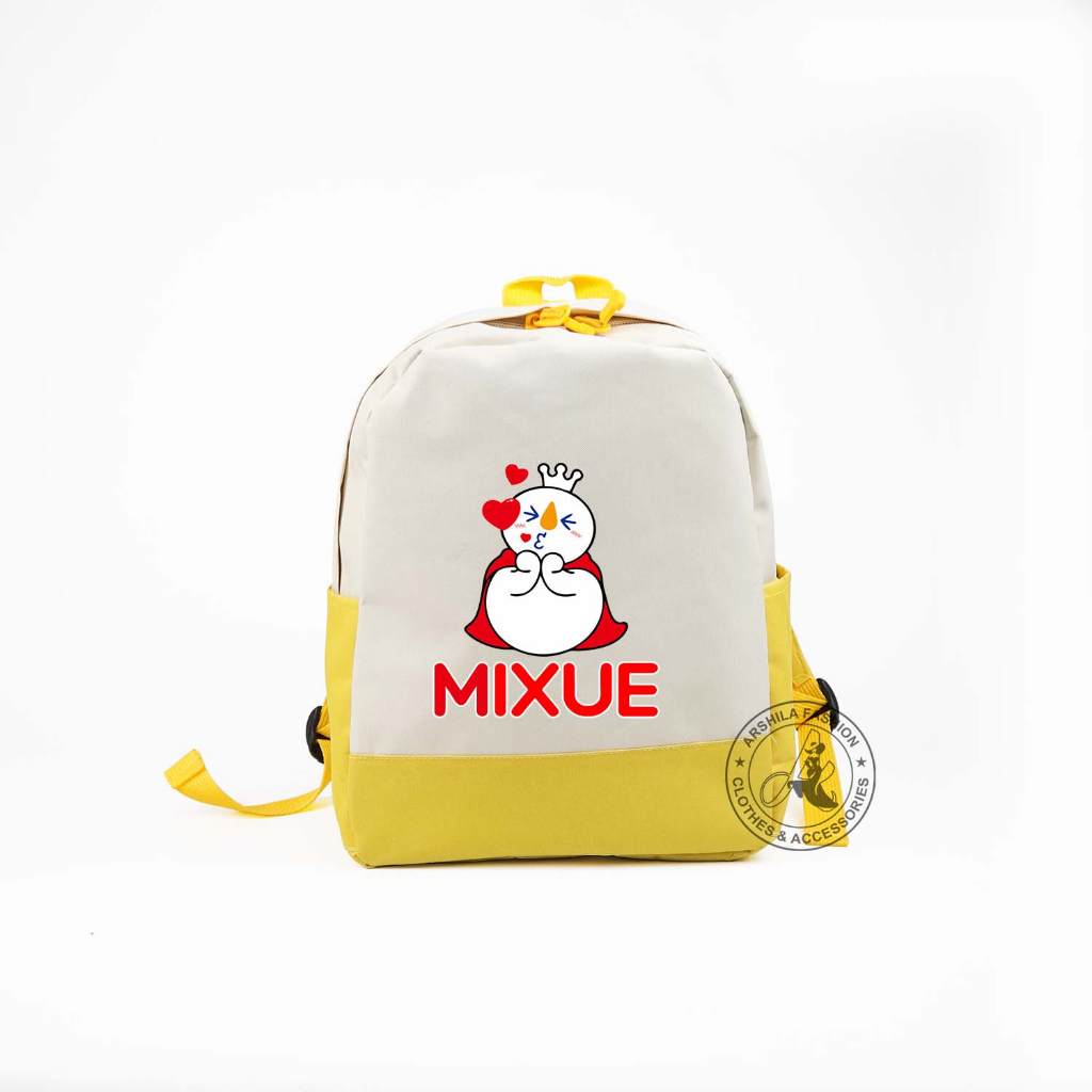 Tas Anak Laki-laki dan Perempuan Ransel Motif Mixue TK Dan SD TASMIX01