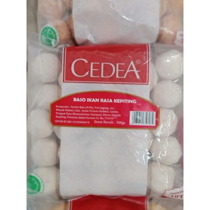 

CDA CEDEA baso ikan rasa kepiting