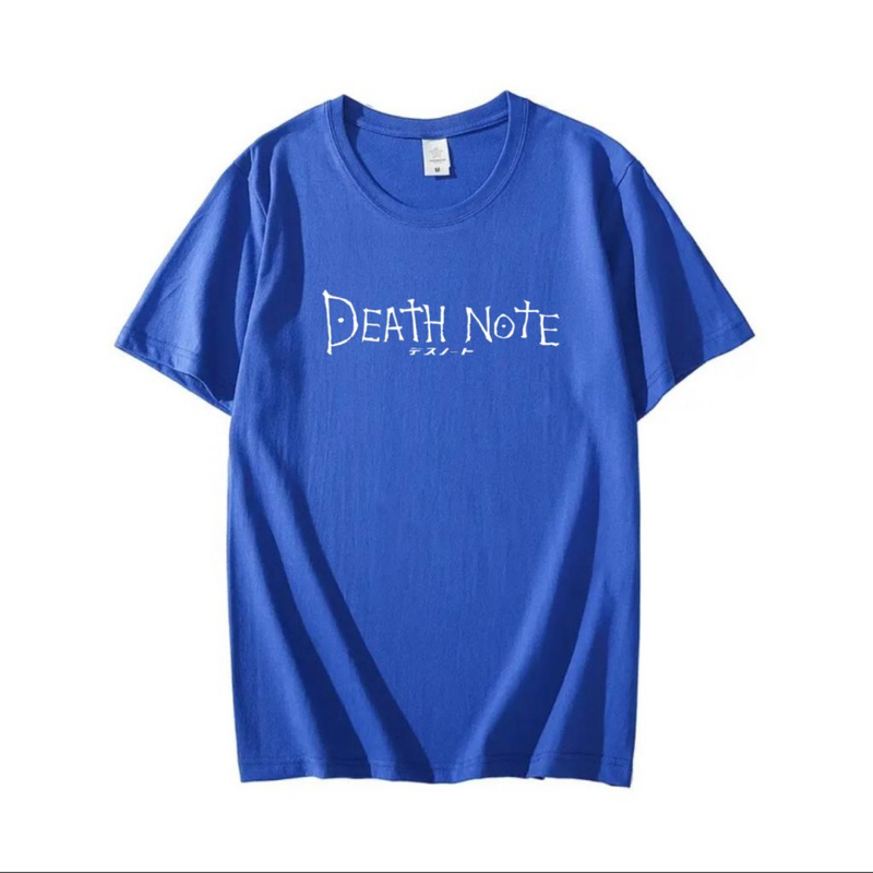 Kaos pria atasan pria lengan pendek kaos oblong laki laki dewasa death note