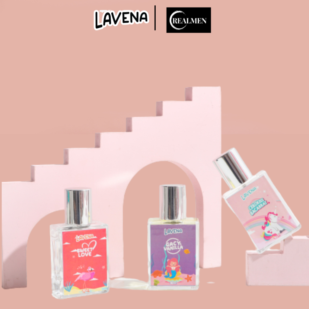 LAVENA EAU DE COLOGNE PARFUM PRIA WANITA | LAVENA FOR MEN PARFUM PRIA 30ML (BPOM)