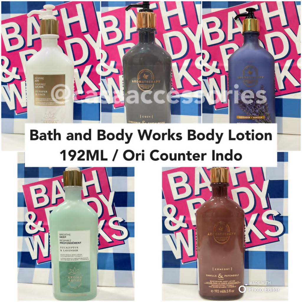 Bath and Body Works BBW Aromatherapy Body Lotion - 192ML