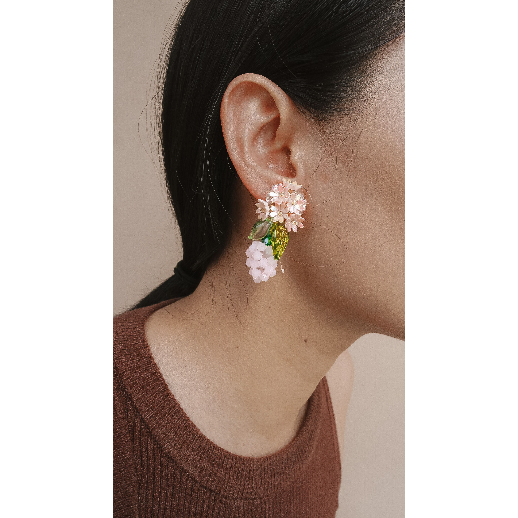 ANTING BUNGA KRISTAL BEADS - 2511