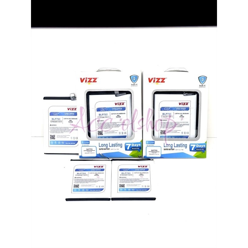 Baterai Batre Vizz BLP793 Realme C12 / Realme C15 / Realme Narzo 30A Original Vizz