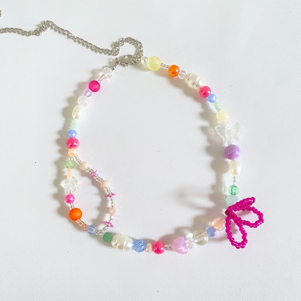 Nala Necklace | kalung manik beads | choker manik mutiara | kalung hijab aesthetic | kalung wanita k