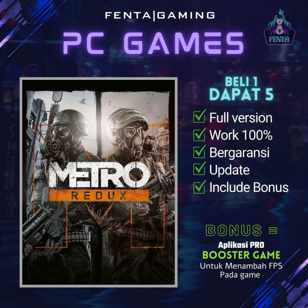 METRO 2033 REDUX - GAME PC - GAME LAPTOP