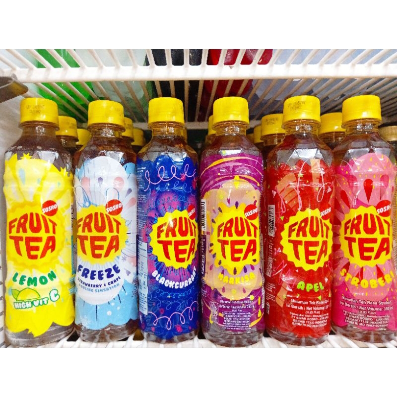 

FRUIT TEA BTL 350ML APEL/LEMON/FREEZE/BLACKURRANT/MARKISA/APEL/STROBERI