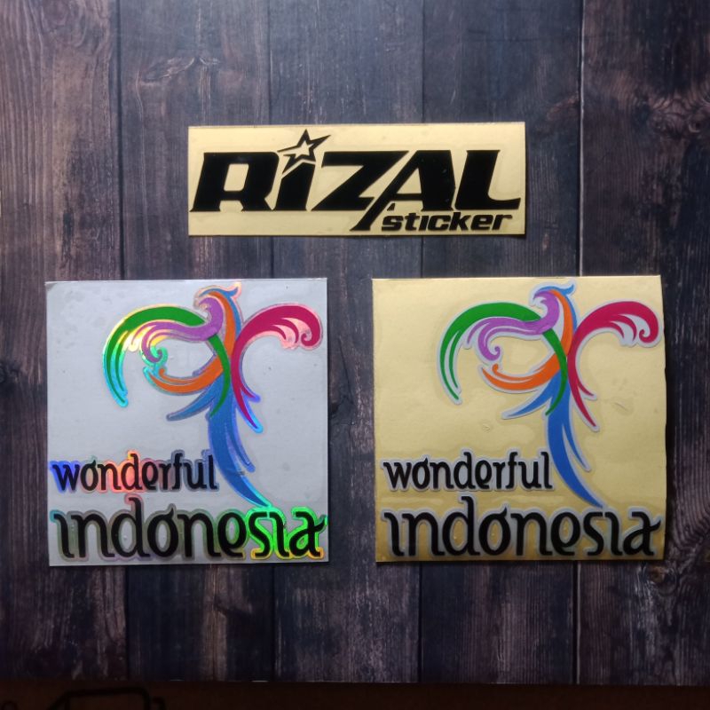 

STICKER WONDERFUL INDONESIA CUTTING STICKER
