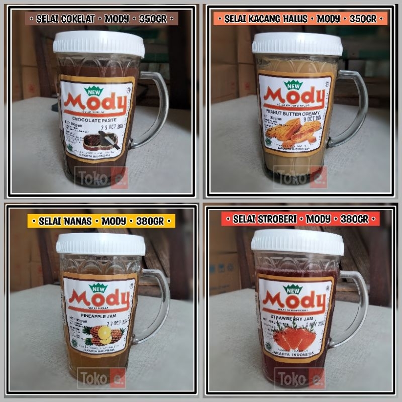 

Selai Cokelat Kacang Nanas Stroberi/Mody