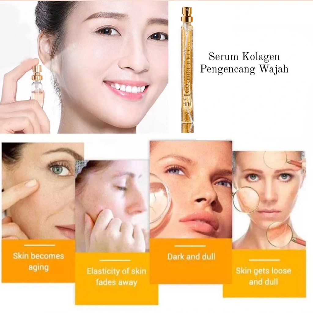 (1 PCS) SERUM HIH BENANG KOLAGEN PENGENCANG WAJAH ANTI KERIPUT ANTI PENUAAN