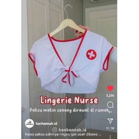 M-3XL Lingerie Kostum BigSize Cosplay Nurse Costume Perawat Suster Big Size Besar M L XL XXL 3XL 772