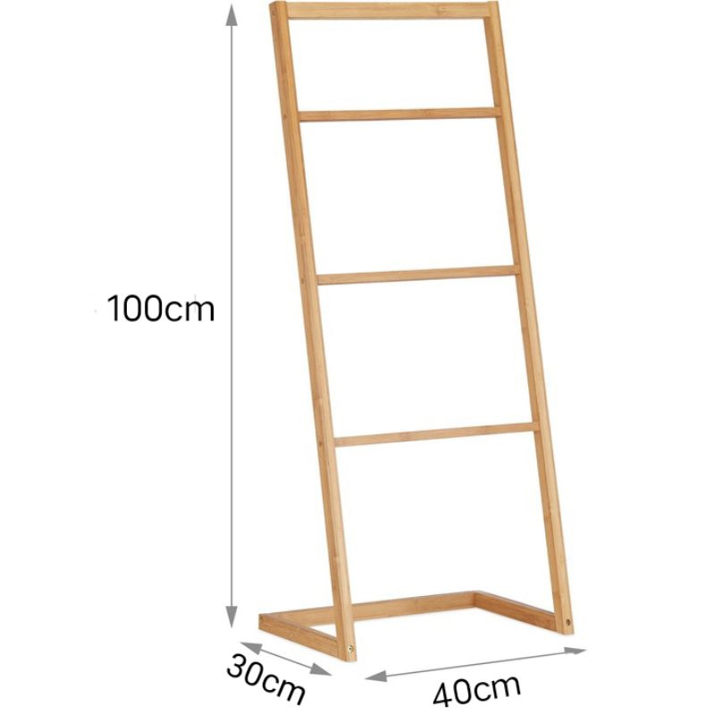 ledder hanger tangga kayu/rak jilbab/rak haduk
