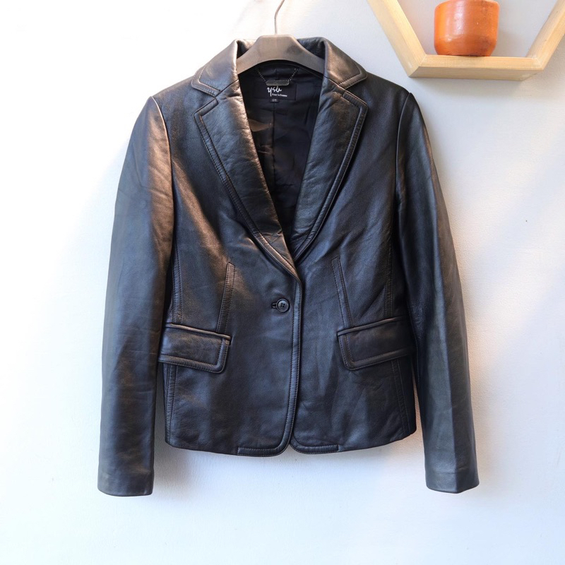 Blazer kulit Jas kulit domba pl bekas preloved second jaket kulit