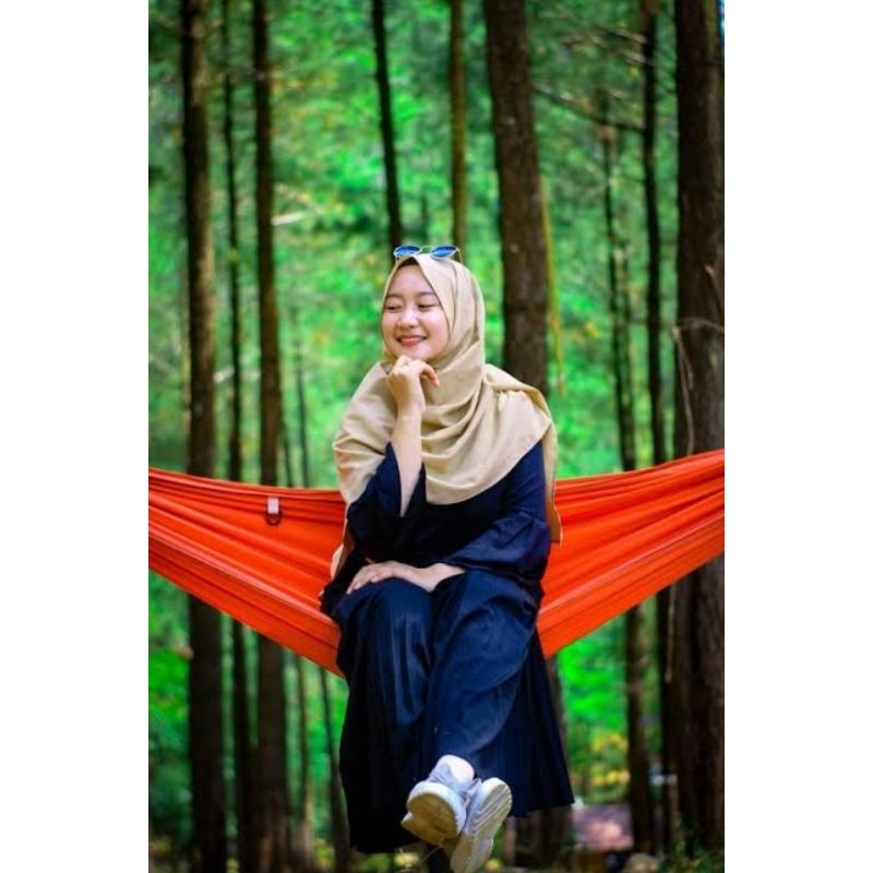 Jumbo 400x150 Ayunan Hammock bb maks 200kg. kuat. berkualitas. murah. outdoor. cod. makassar. alat g
