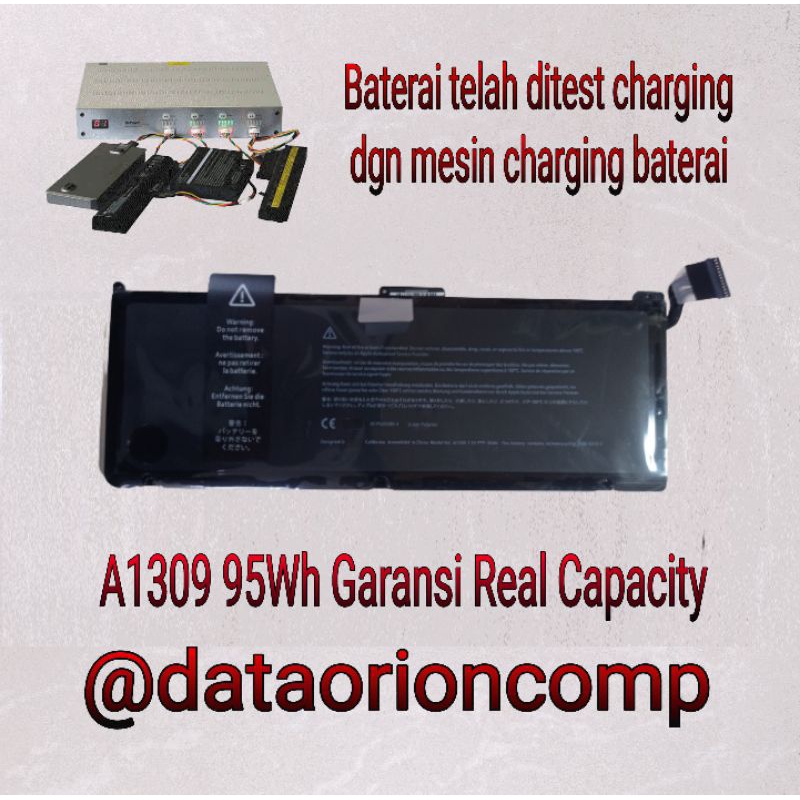 Baterai laptop apple macbook pro 17&quot; A1309 untuk A1297 (2009-2010)