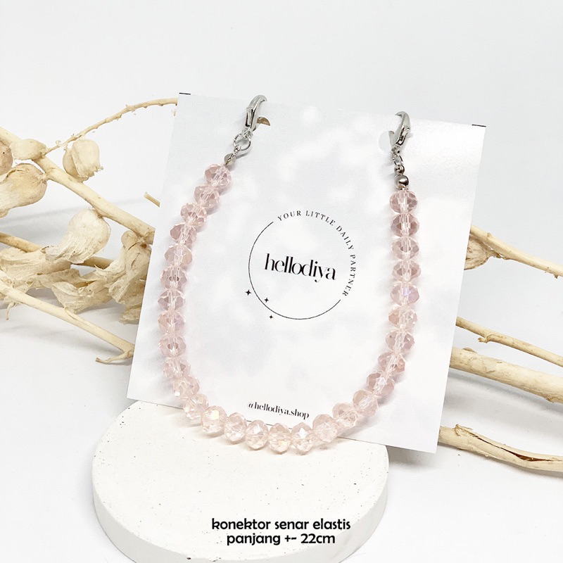 Konektor masker kristal - konektor masker hijab kristal - kait masker - sambungan masker - mask conn