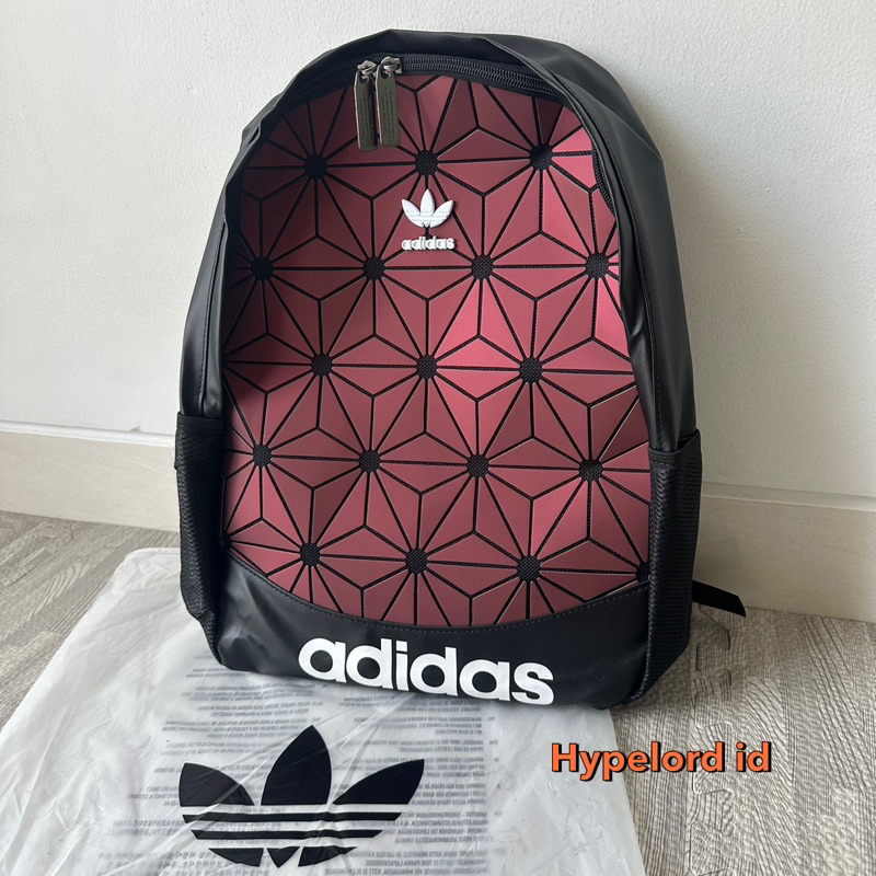 Bagpack / Backpack / Ransel Adidas Issey Miyake Merah Maroon