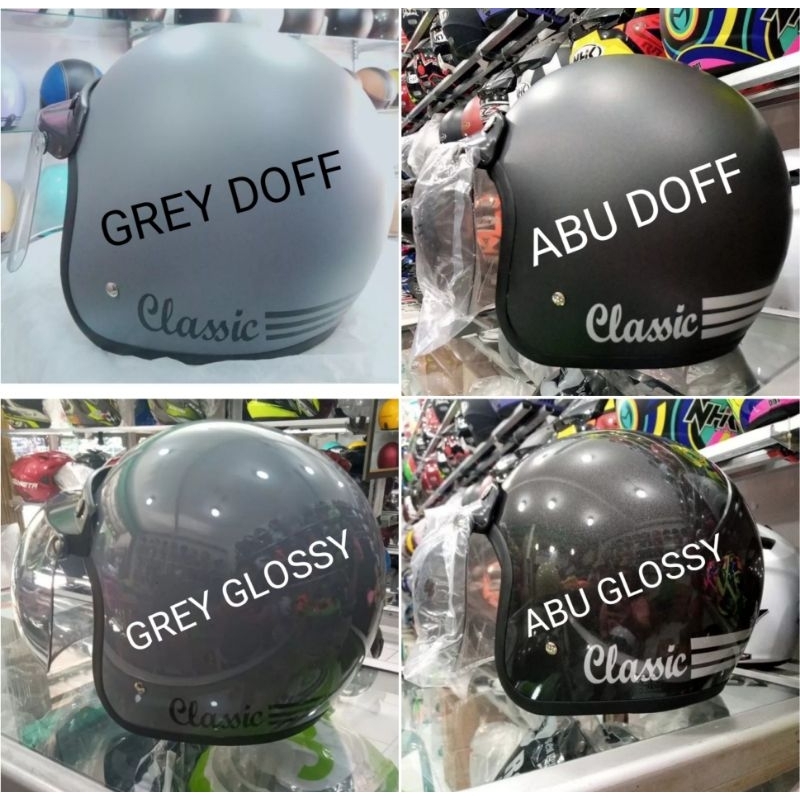HELM MURAH,HELM HALF FACE BOGO CLASSIC GAYA RETRO BERKUALITAS BAGUS TERJAMIN UKURAN YG SANGAT BESAR 