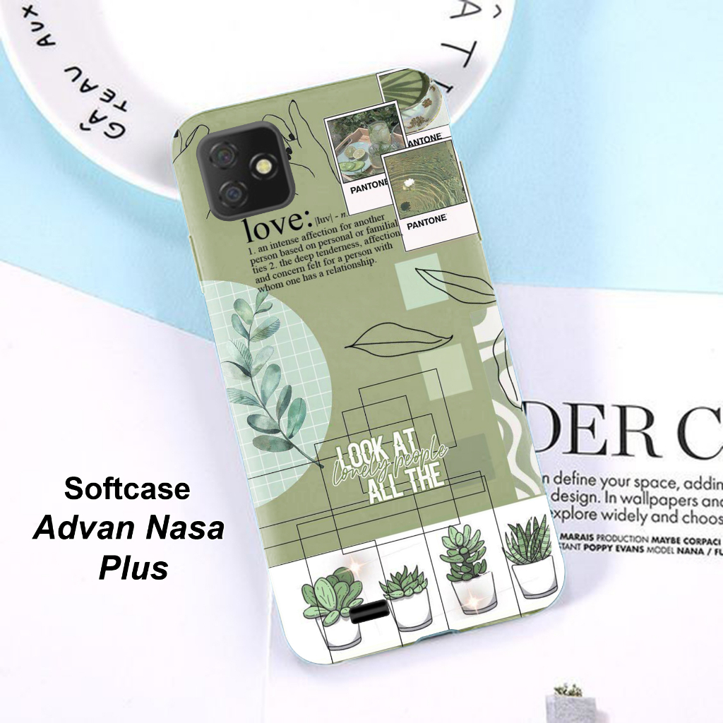 CASE HP ADVAN NASA PLUS BAHAN SOFTCASE BLACKMATTE 100% PERSISI #085