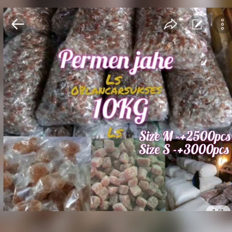 

PERMEN JAHE /Ball 10 KG