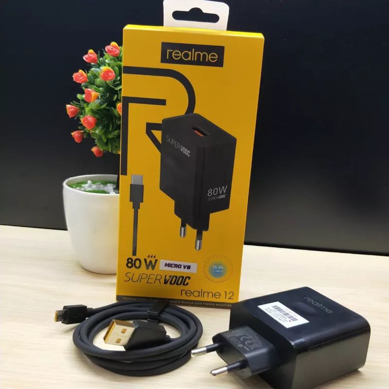 Charger Realme 80W Micro USB/ Tipe-C