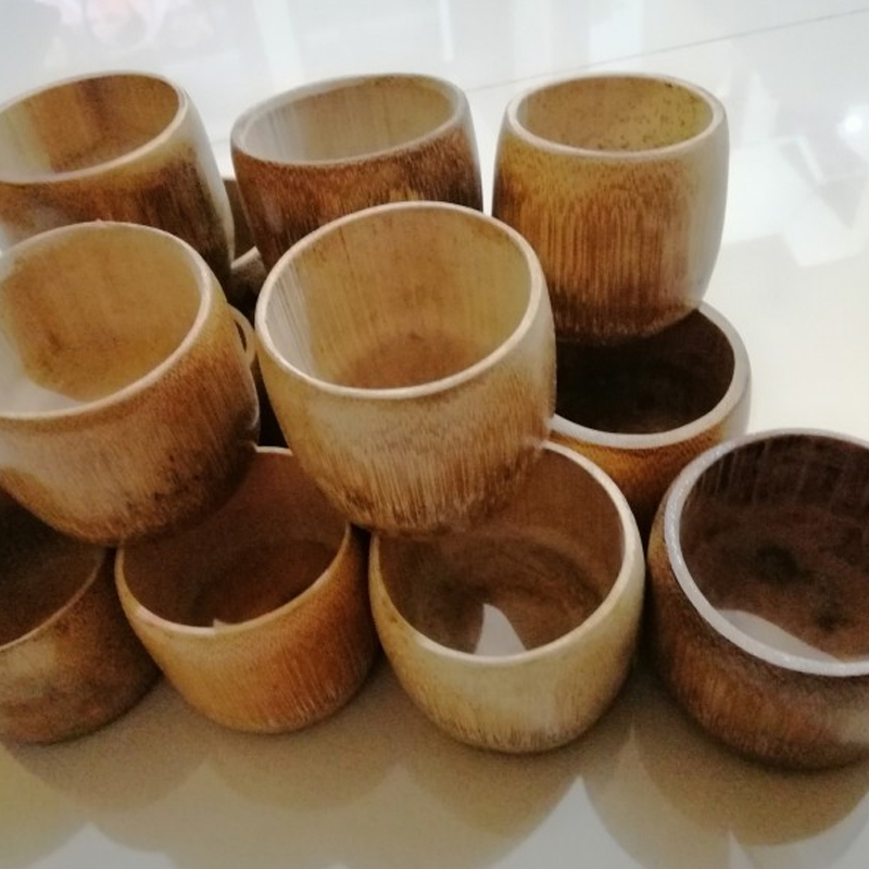 Gelas Bambu Asli / Gelas Bambu Souvenir / Gelas Bambu Natural / Gelas Bambu Ori / Gelas Kopi Dari Ba