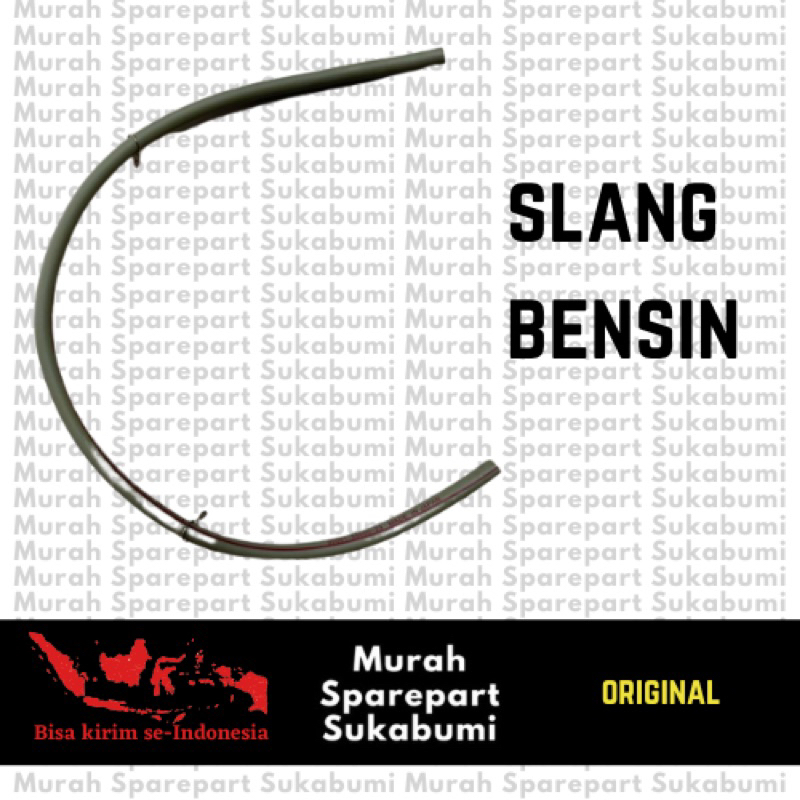 selang bensin slang bensin + klip 60cm