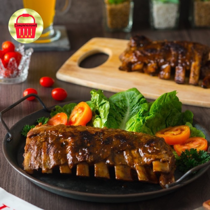 

Iga babi bakar/Pork ribs BBQ