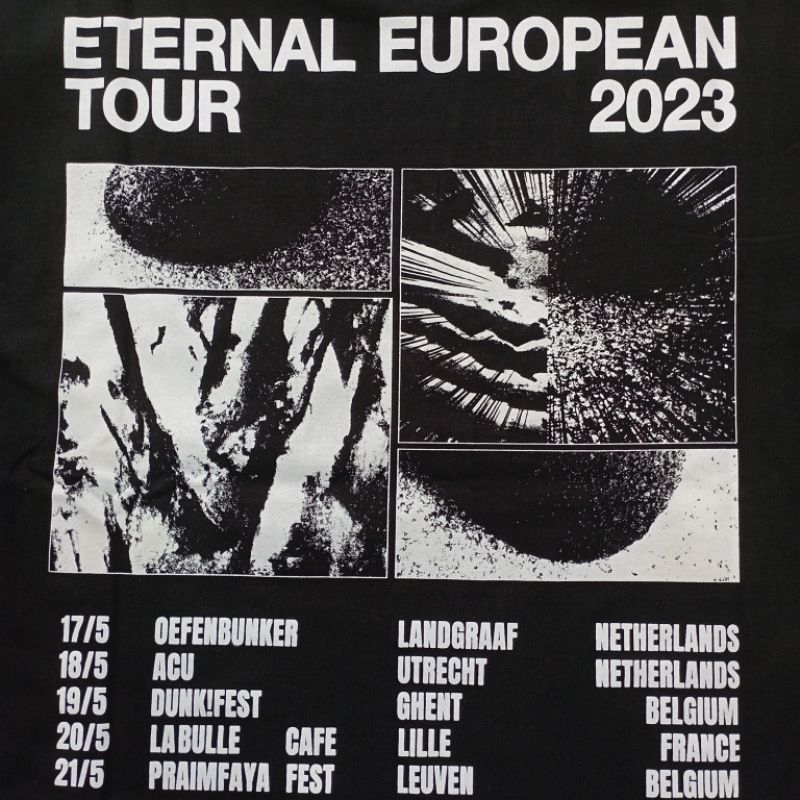 Tshirt MORGENSOLL - ETERNAL EUROPEAN TOUR 2023  Limited