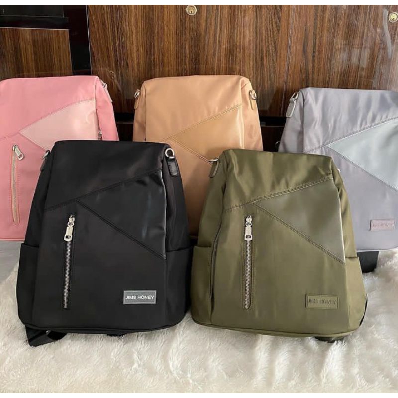 TAS WANITA ZOE PLUS BACKPACK JIMSHONEY TAS RANSEL KULIT WANITA IMPORT JIMS HONEY RANSEL MINI KECIL W