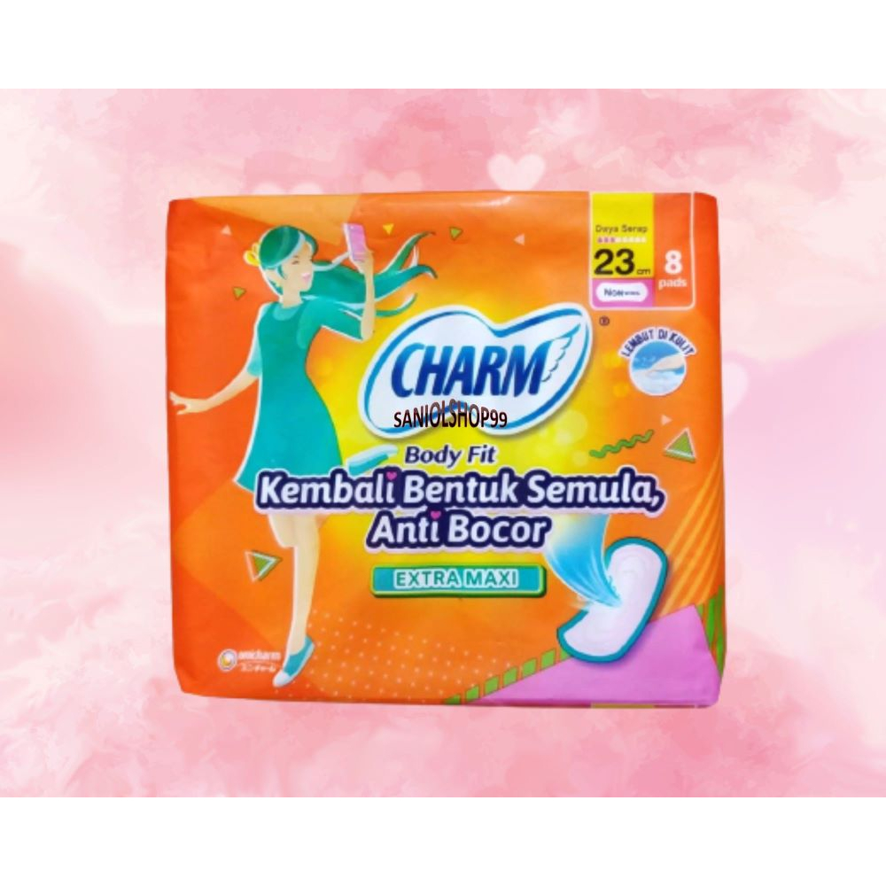 Pembalut CHARM BF Extra maxi Non WING isi 8 pcs