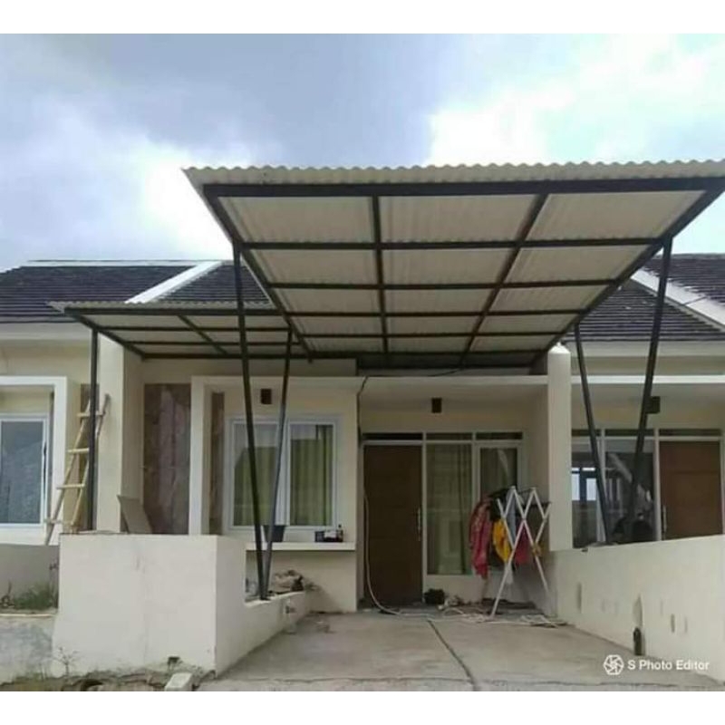 kanopi alderon putih