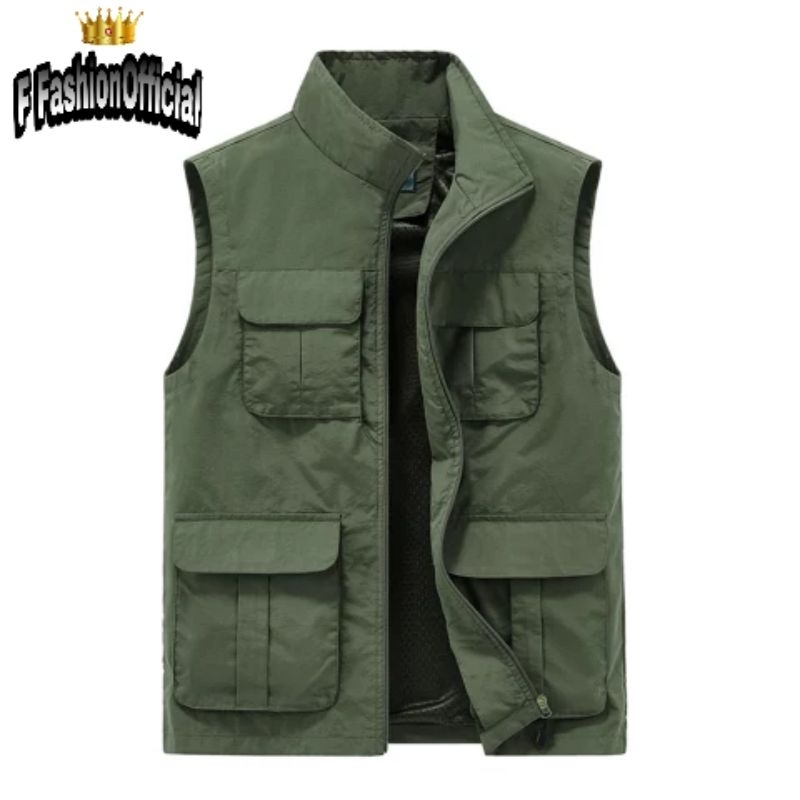 Rompi vest / rompi pria / vest pria / rompi motor / vest motor by F Fashion Official Shop