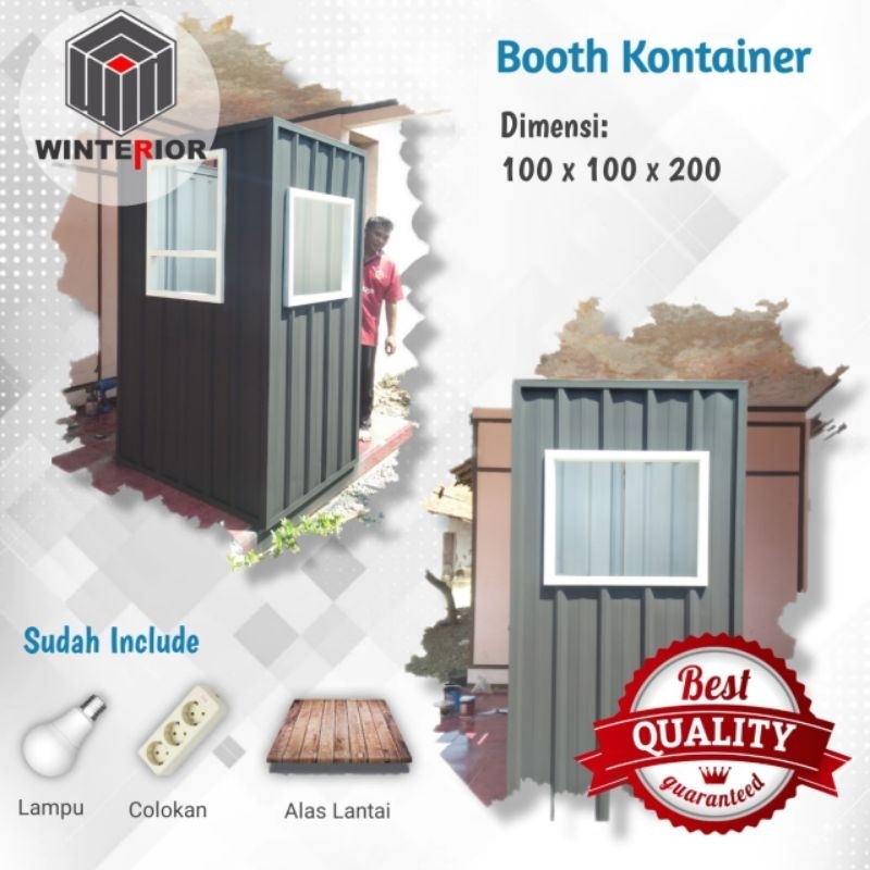 Booth Container / Gerobak Jualan Angkringan stand portable