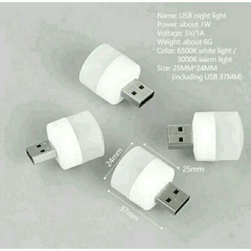 Lampu Led mini USB portable.