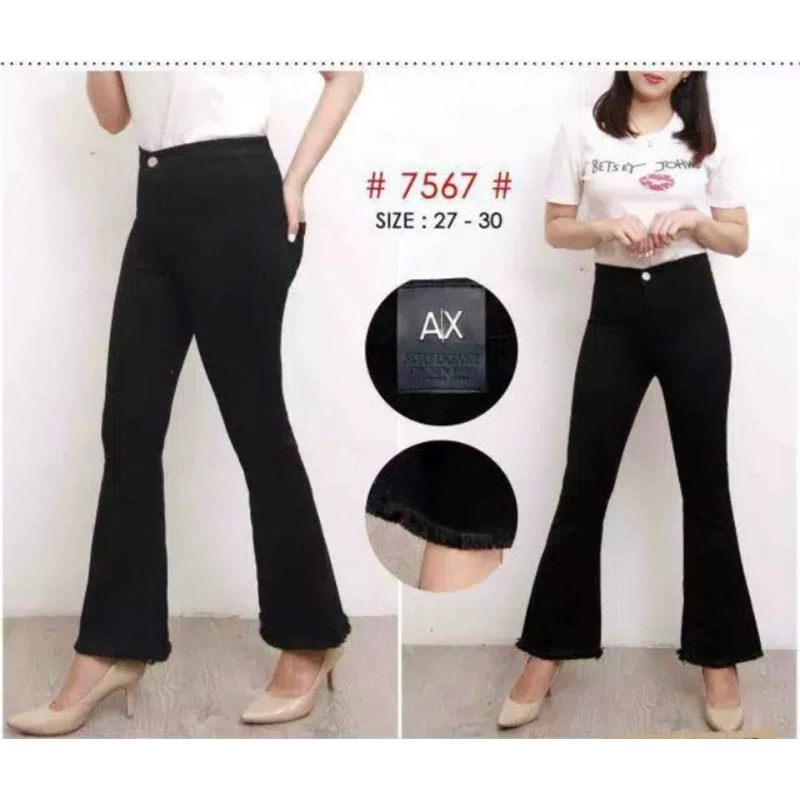 Celana Jeans Cutbray Wanita Sofjeans saten Premium