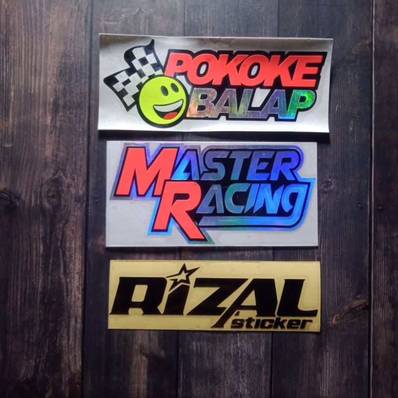 STICKER MASTER RACING VUTTING STICKER