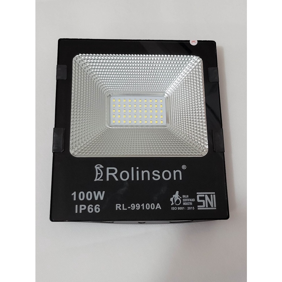 Lampu Sorot Listrik AC 100 Watt AC Rolinson ATLAZ RL-99100A Lampu Tembak 100W Listrik Sorot Led Cool Daylight | Lampu Tembak Seri Atlaz Rolinson RL-99100A 100 Watt | FMS