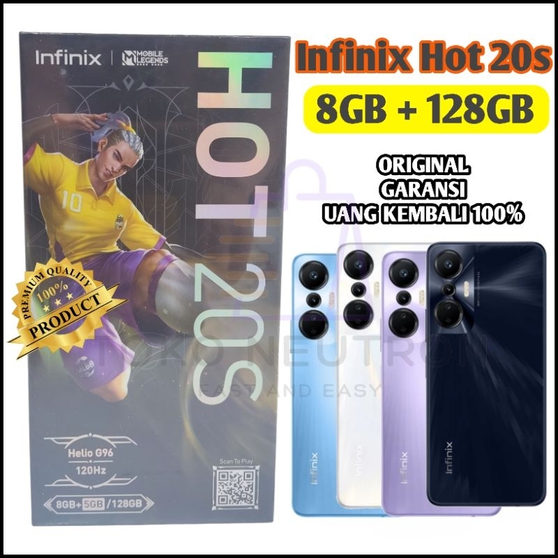 Infinix Hot 20s Ram 8 / 128GB Garansi Resmi