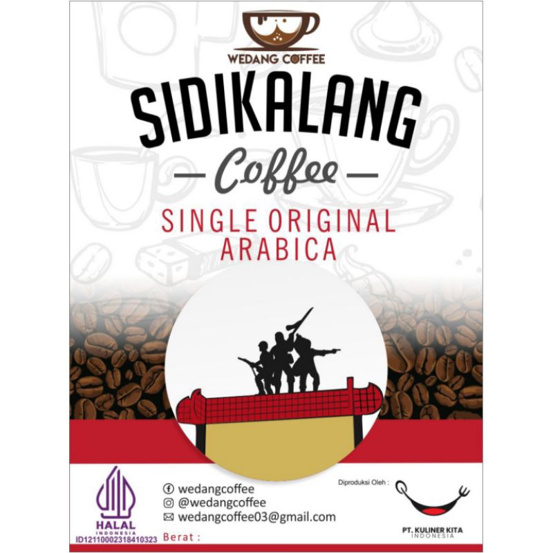 

Sidikalang Coffee _ Single Original Arabika Sidikalang _ isi 100gram