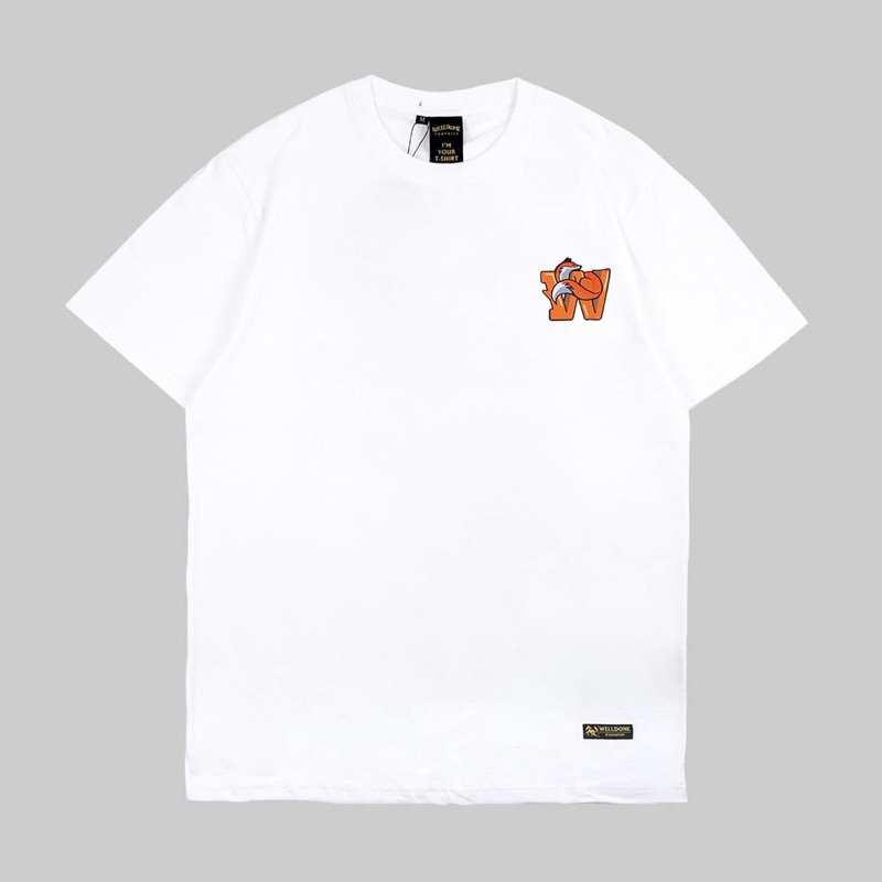 Tshrit Baju Kaos Welldone Tshirt - Squad White