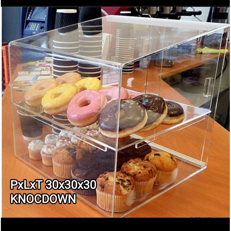 ETALASE DONAT TEMPAT KUE
