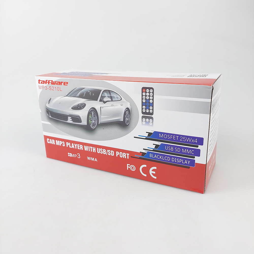 Tape Mobil Single Din MP3 Player Bluetooth Wireless Receiver 12V - MP3-S210L - Black