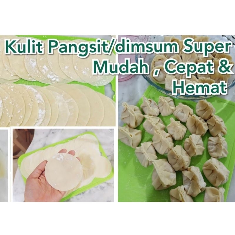 

kulit dimsum ukuran 7cm 8cm 9cm 10cm isi 120 Lembar Kulit gyoza tipis halal