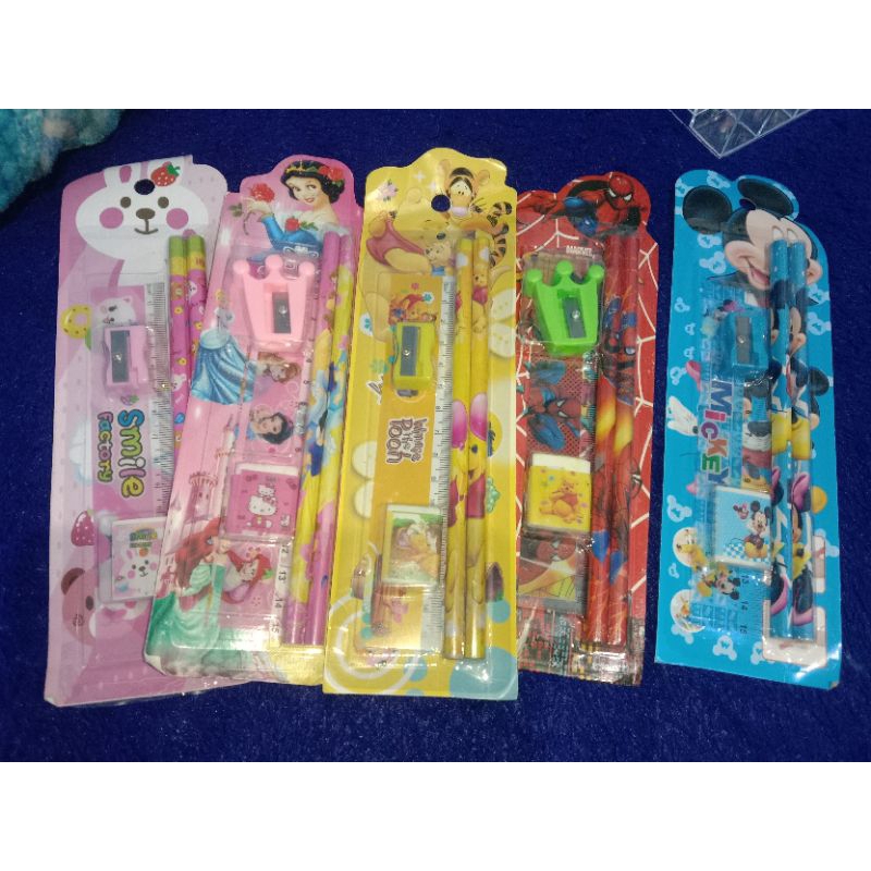 

Stationery set 5in1 / Atk tulis anak sekolah