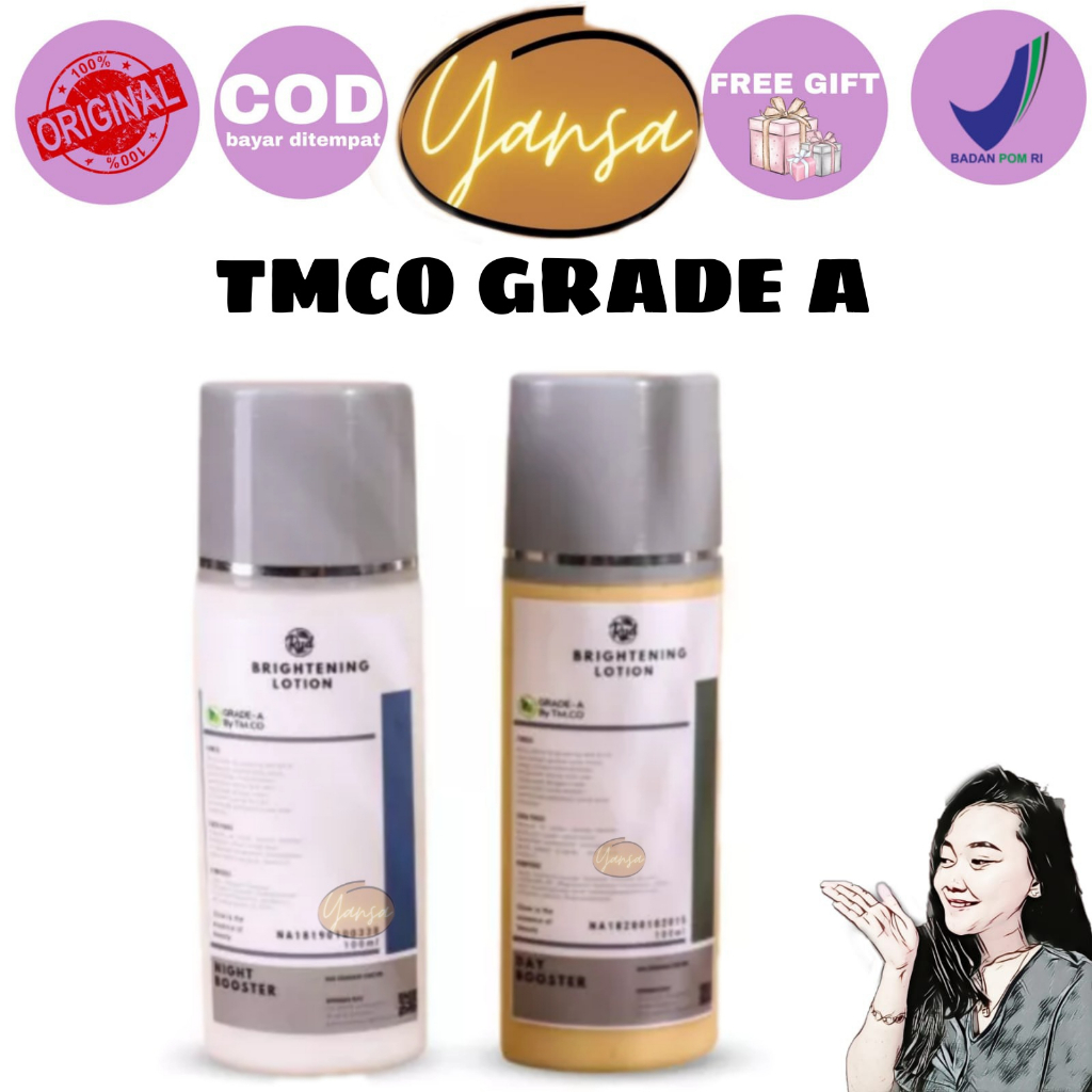 TMCO PAKET DAY &amp; NIGHT BODY LOTION PEMUTIH BOSTER GRADE A